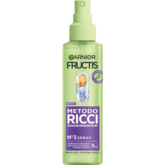GARNIER FRUCTIS METODO RICCI N3 SPRAY 150ML IDRATAZIONE & DEFINIZIONE PER 48H