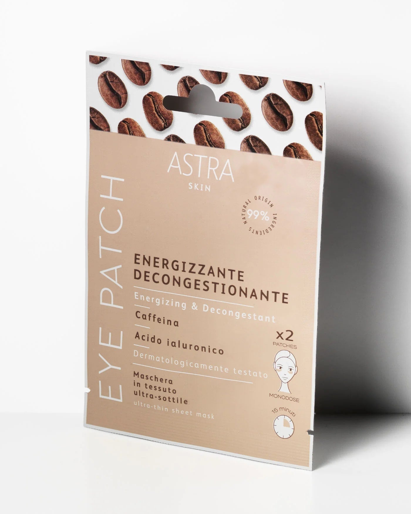 ASTRA SKIN EYE PATCH ENERGIZZANTE DECONGESTIONANTE 2PZ CAFFEINA ACIDO IALURONICO