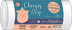 SMP CHEAPY BAG 10PZ 70X110 TRASPARENTE FONDO TENUTA LIQUIDI