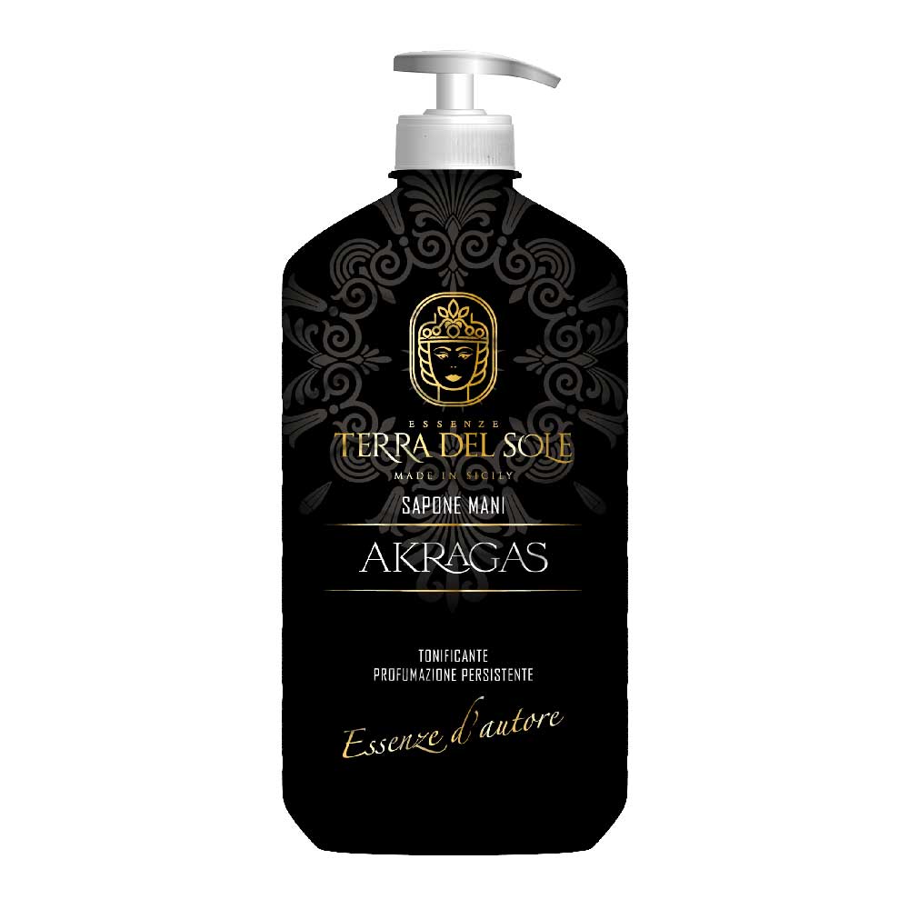 TERRA DEL SOLE SAPONE LIQUIDO ESSENZE D'AUTORE 1L AKRAGAS TONIFICANTE PROFUMAZIONE PERSISTENTE