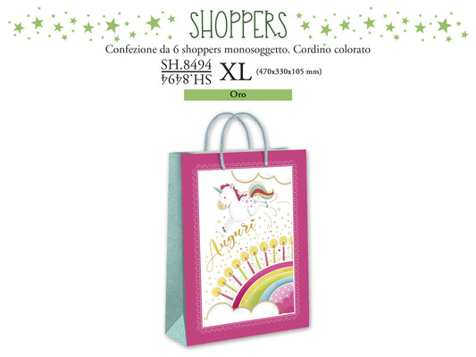 CROMO NB SHOPPER REGALO BAMBINI XL SH.8494XL