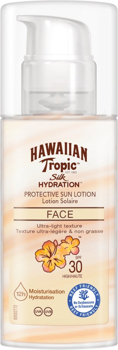 HAWAIIAN TROPIC SILK HYDRATION LOZIONE PROTETTIVA SOLARE VISO SPF 30 50ML