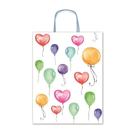 SHOPPER CARTA MANICO RITORTO 36X12X41 PALLONCINI