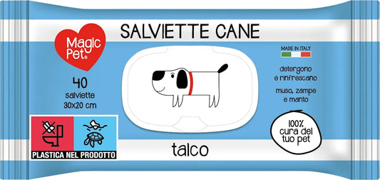 MAGIC PET SALVIETTE CANE CM.30X20 POP-UP 40PZ TALCO