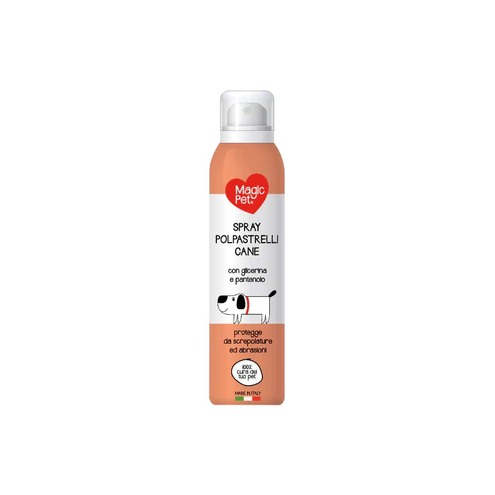 MAGIC PET SPRAY POLPASTRELLI CANE 200ML GLICERINA E PANTENOLO PROTEGGE DA SCREPOLATURE ED ABRASIONI