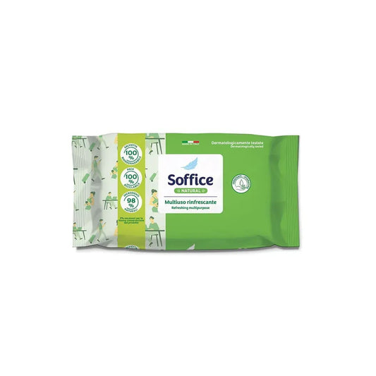 SOFFICE NATURAL MULTIUSO RINFRESCANTE SALVIETTE 20PZ