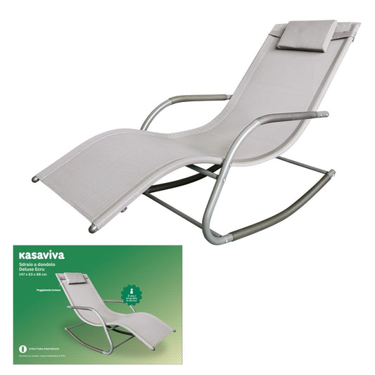 KASAVIVA SDRAIO A DONDOLO DELUXE ECRU