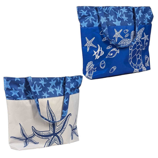 KASAVIVA BORSA MARE SEA CM.40/52X13X42H ASSORTITA