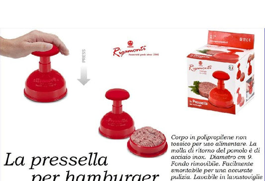 RIGAMONTI LA PRESSELLA STAMPO PER HAMBURGER CM.9 ART.170