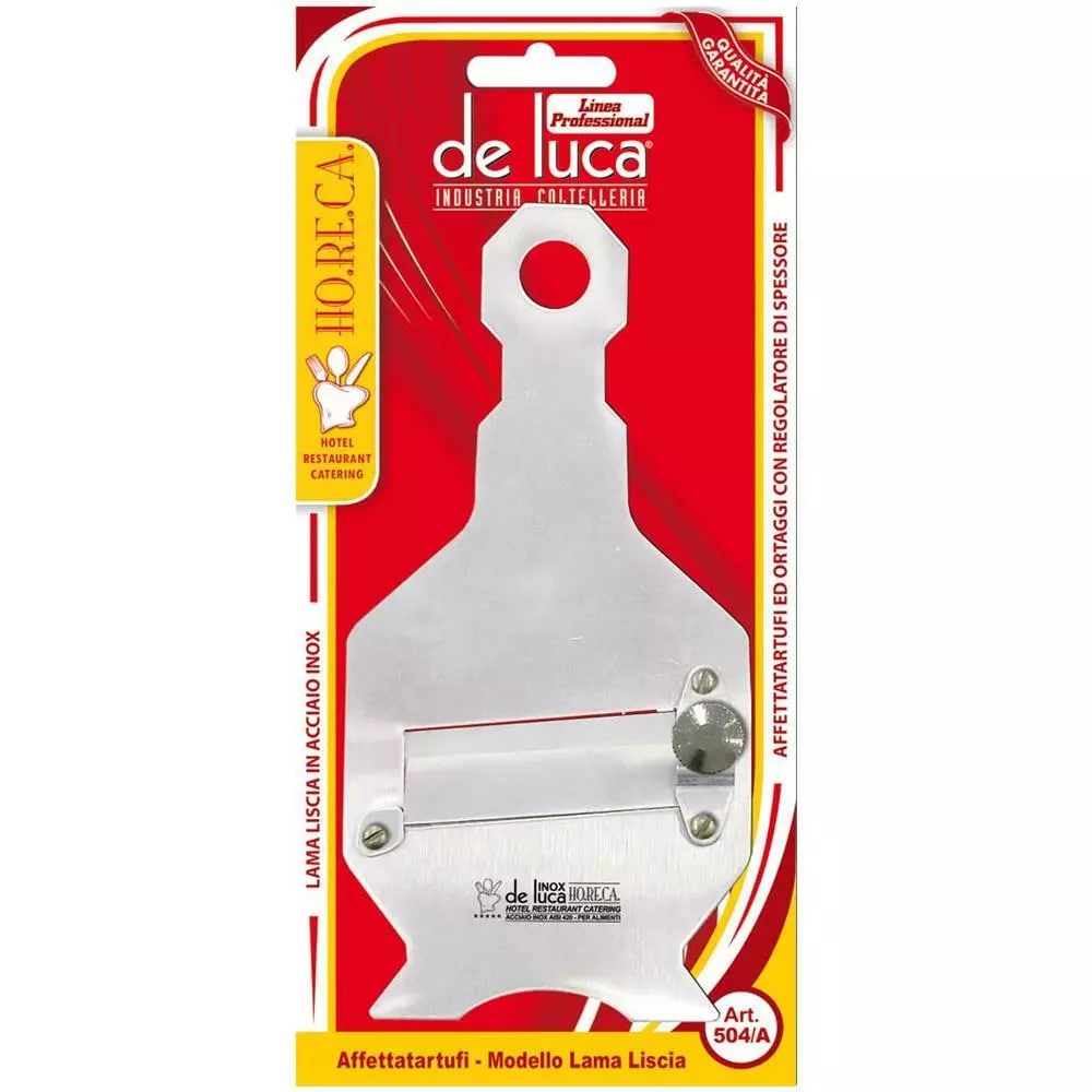 DE LUCA LINEA PROFESSIONAL AFFETTATARTUFI MODELLO LAMA LISCIA ART.504/A