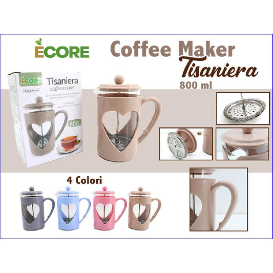 INTRADE ECORE COFFEE MAKER TISANIERA 800ML SCHIUMACAPPUCCINO ASSORTITA