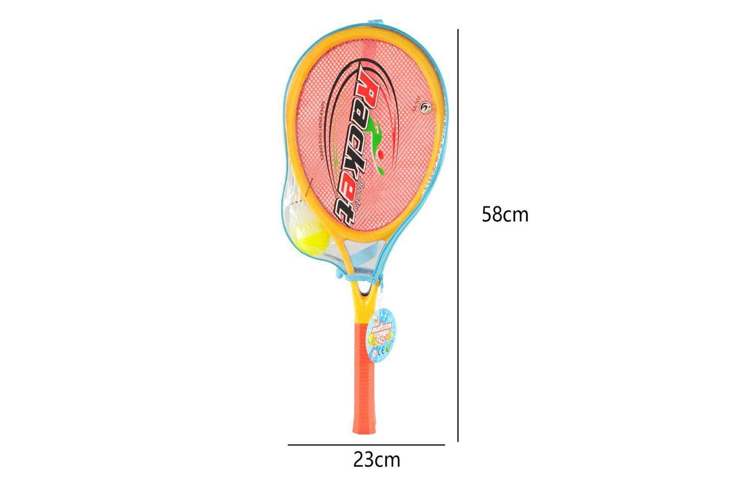 APEL RACKET SET 2 RACCHETTE TENNIS CON PALLINA IN CUSTODIA