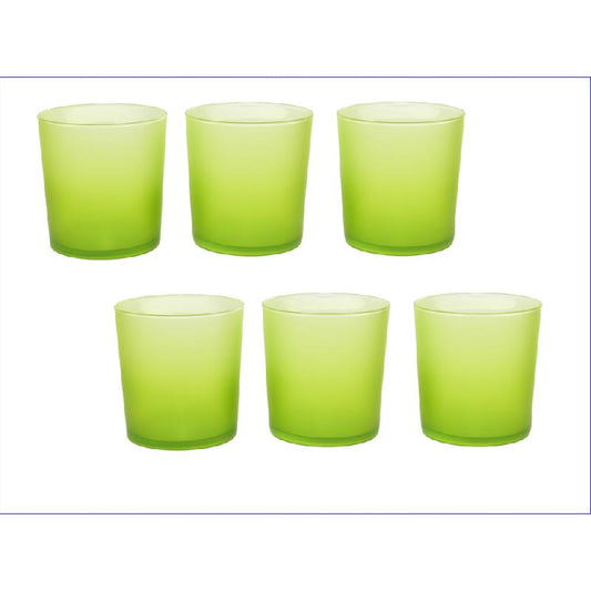 MERCURY VETRO COLOR SET 6 BICCHIERI 380ML VERDE