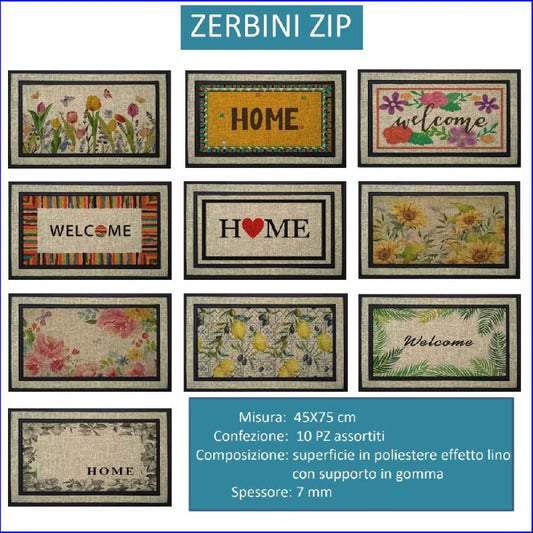 LOPATEX ZERBINO ZIP CM.45X75 ASSORTITO