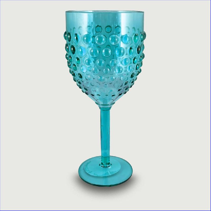 ARCA BUBBLES DOTTED TIFFANY BICCHIERE CON PIEDE CM.8,5X11,5 80147