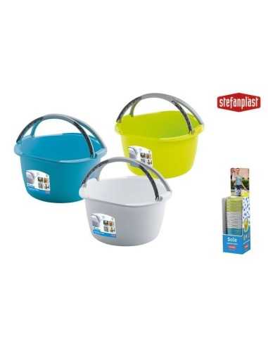 STEFANPLAST BACINELLA SOLE ROTONDA CON MANICI 16LT