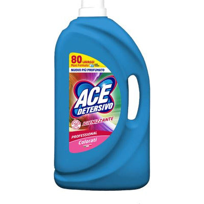 ACE PROFESSIONAL DETERSIVO LAVATRICE LIQUIDO 4L 80LAV. IGIENIZZANTE COLORATI