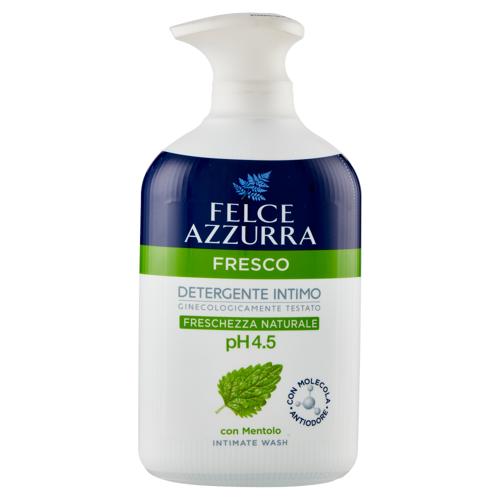 FELCE AZZURRA DETERGENTE INTIMO 250ML FRESCO FRESCHEZZA NATURALE PH 4.5 CON MENTOLO