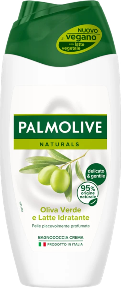 PALMOLIVE DOCCIASCHIUMA 220ML NATURALS OLIVA VERDE E LATTE IDRATANTE