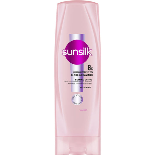 SUNSILK BALSAMO 200ML LUMINOUS 100 8% LUMINOUS COMPLEX CON GLYCOL & VITAMINA C