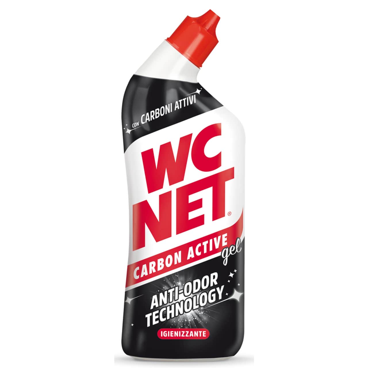 WC NET 700ML CARBON ACTIVE GEL ANTI-ODOR TECHNOLOGY IGIENIZZANTE CON CARBONI ATTIVI