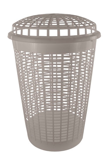 GIOSTYLE ESSENTIAL CESTA PORTABIANCHERIA LINDA CM.45,3X66H TORTORA