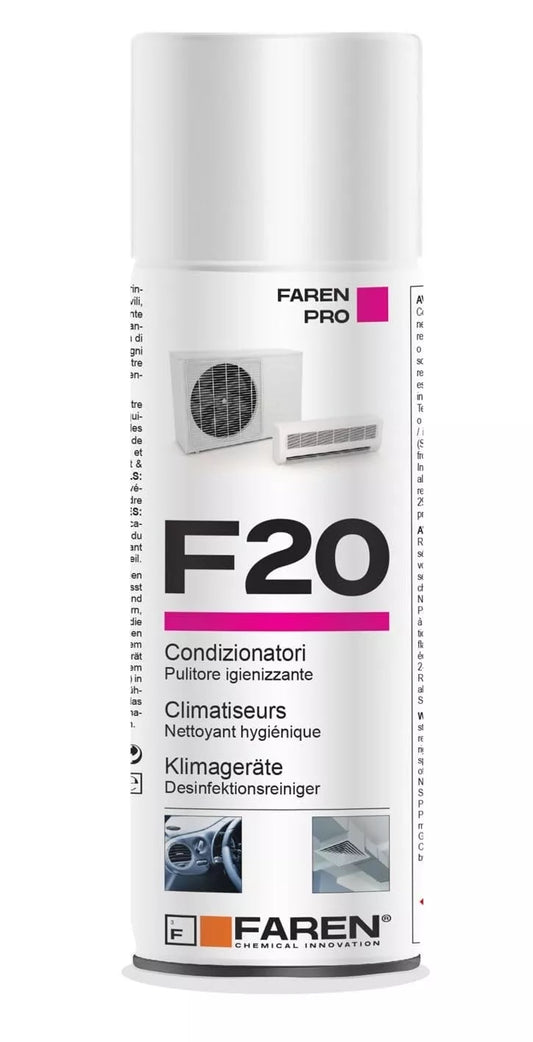 FAREN F20 CONDIZIONATORI PULITORE IGIENIZZANTE CON CANNUCCIA 400ML