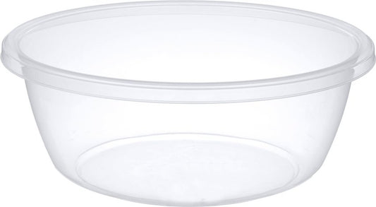 ARBEMA DUNYA BACINELLA TONDA PLASTICA LT.21 CM.47X17,5 TRASPARENTE