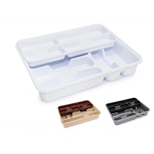 ARBEMA DUNYA PORTAPOSATE DOPPIO DA CASSETTO BIANCO