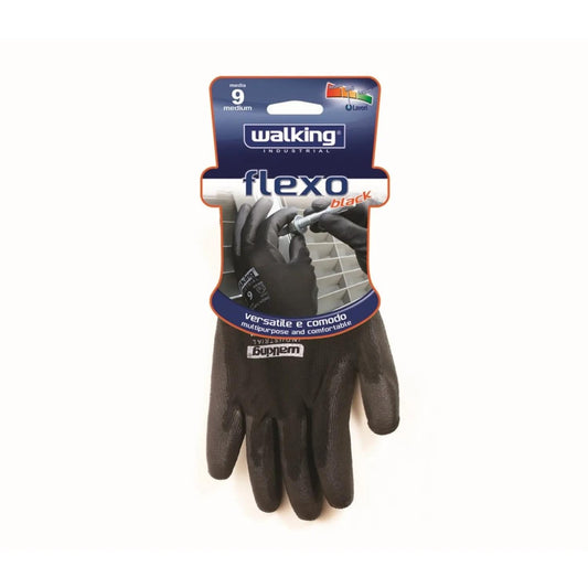WALKING FLEXO NERO GUANTI TG.8 SMALL