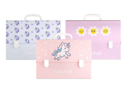 COLOURBOOK VALIGETTA POLIIONDA UNICORN DORSO 8 2 CHIUSURE
