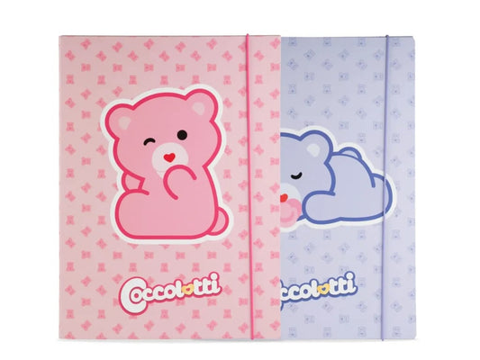 COLOURBOOK CARTELLA CON ELASTICO COCCOLOTTI CLASSIC