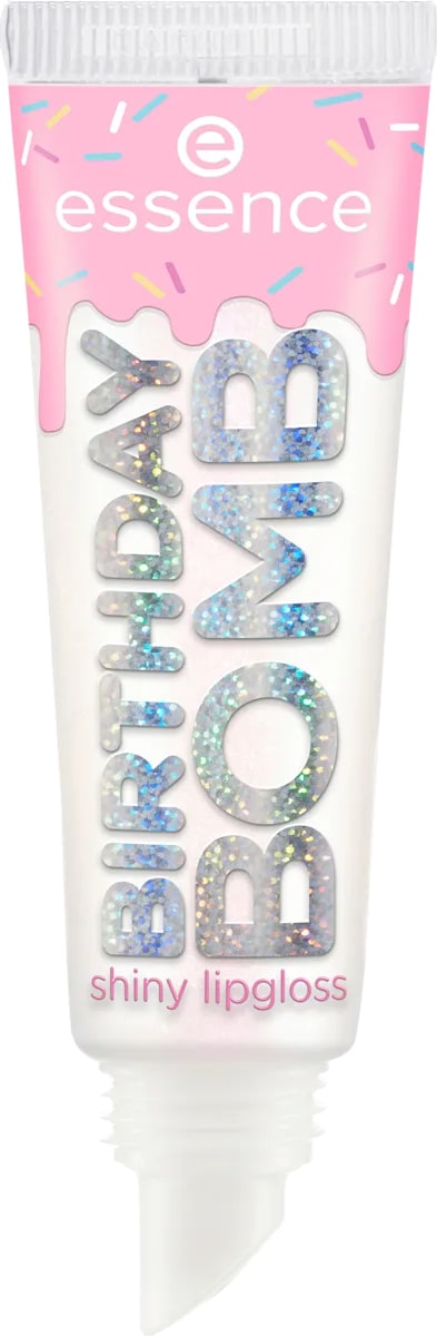 ESSENCE LUCIDALABBRA BIRTHDAY BOMB SHINY LIPGLOSS 01 CAKE MY DAY!