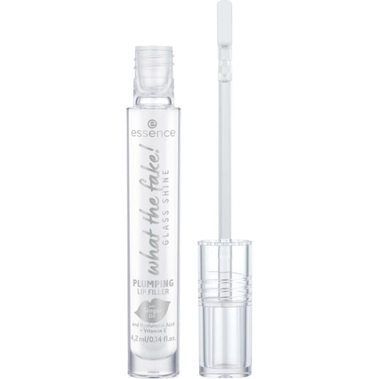 ESSENCE LUCIDALABBRA WHAT THE FAKE! GLASS SHINE PLUMPING LIP FILLER 01 OH SO GLASSY!