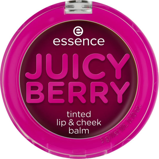 ESSENCE JUICY BERRY BALSAMO COLORATO LABBRA & GUANCE 3G