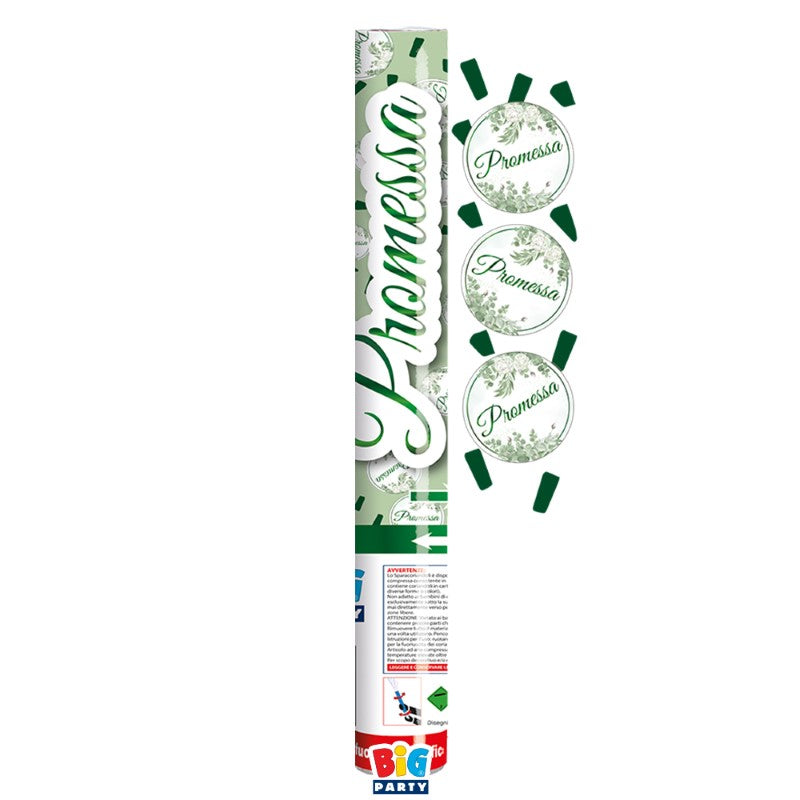BIG PARTY POPPER 30CM PROMESSA EUCALIPTO