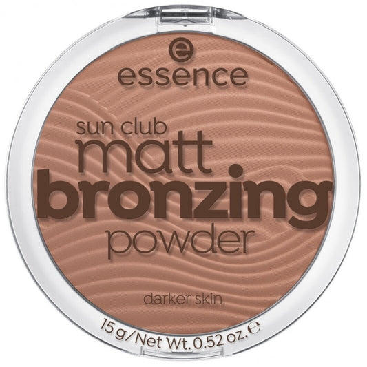 ESSENCE TERRA VISO ABBRONZANTE SUN CLUB MATT BRONZING POWDER LIGHTER SKIN 15G 02