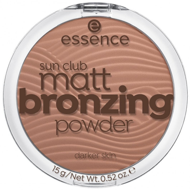 ESSENCE TERRA VISO ABBRONZANTE SUN CLUB MATT BRONZING POWDER LIGHTER SKIN 15G 02