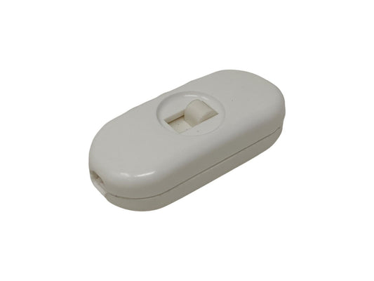 ELCAM INTERRUTTORE ABATJOUR PASSAFILO BIANCO
