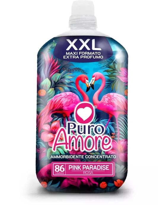 PURO AMORE AMMORBIDENTE CONCENTRATO XXL 1,806L 86 LAVAGGI PINK PARADISE ROSA