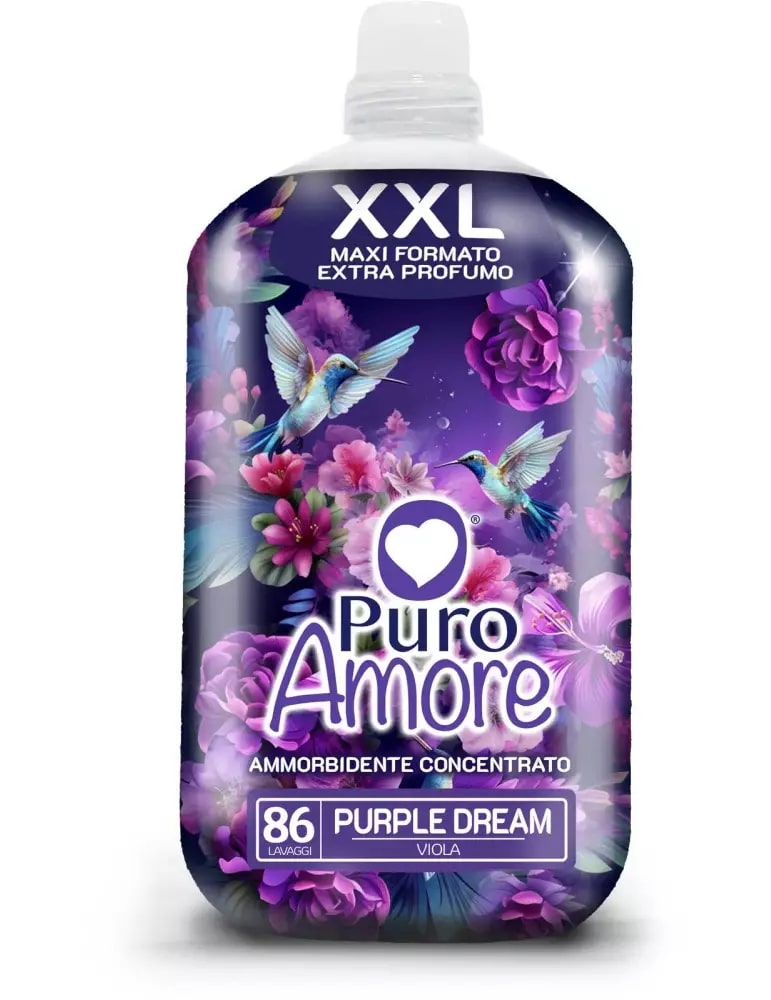 PURO AMORE AMMORBIDENTE CONCENTRATO XXL 1,806L 86 LAVAGGI PURPLE DREAM VIOLA