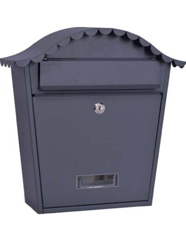 EFFE HOME CASSETTA POSTALE HOUSE ANTRACITE CM.36X37X13,5