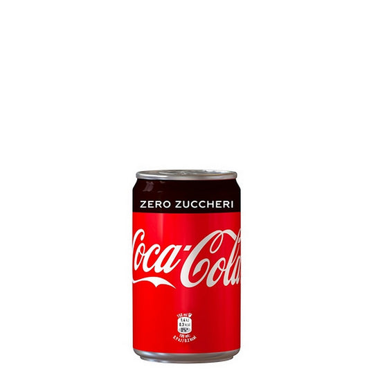 COCA COLA ZERO ZUCCHERI MINI LATTINA 15CL