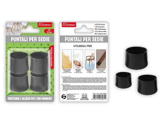 SETABLU HOME PUNTALI PER SEDIE ROTONDI 4PZ 22MM