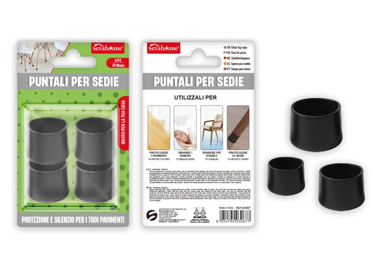 SETABLU HOME PUNTALI PER SEDIE ROTONDI 4PZ 18MM
