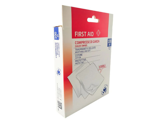 SETABLU FIRST AID COMPRESSE DI GARZA CM.10X10 100PZ