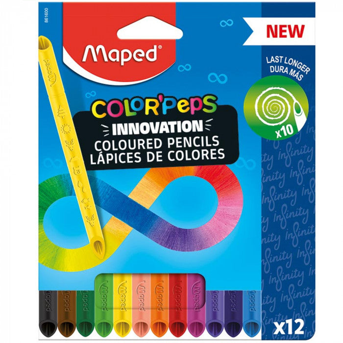 MAPED COLOR'PEPS INFINITY PASTELLI 12PZ