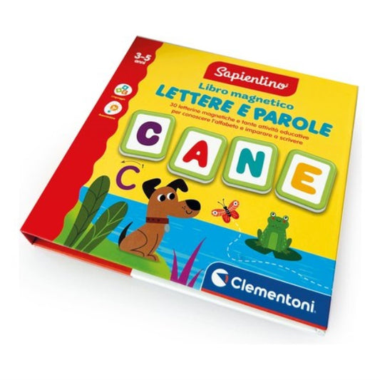CLEMENTONI SAPIENTINO LIBRO MAGNETICO LETTERE E PAROLE 3-5 ANNI
