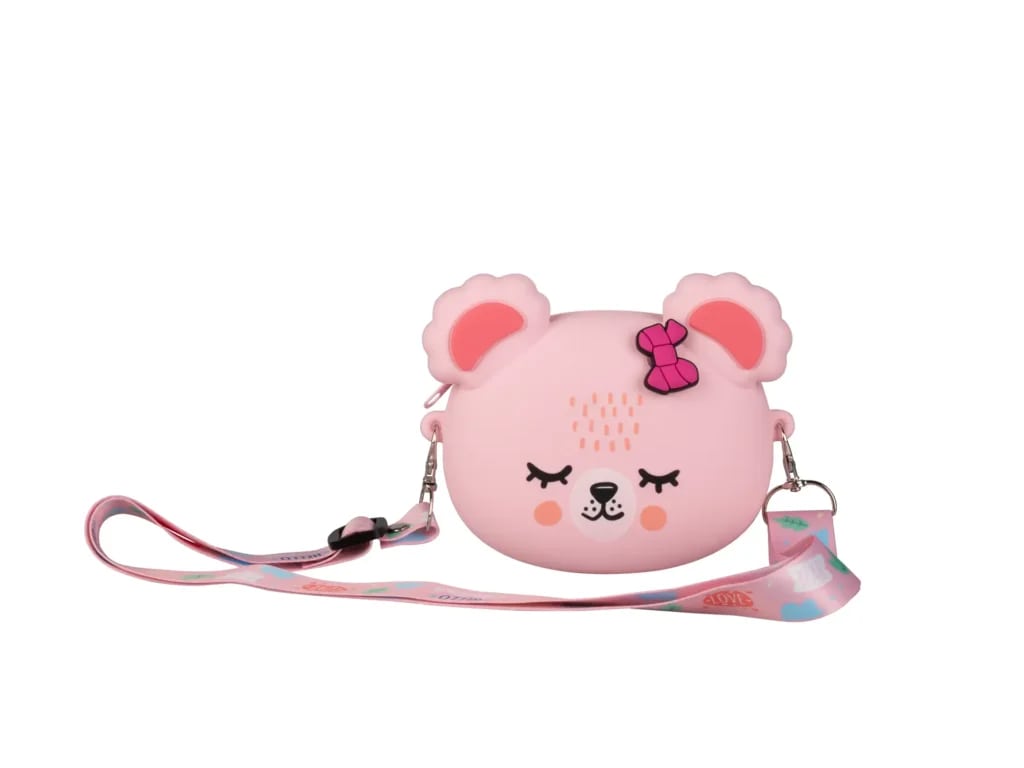 COLOURBOOK MINI BORSETTA IN SILICONE ALWAYS BAG PINK CON TRACOLLA