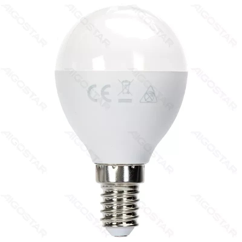 AIGOSTAR LED SFERA E14 12W=1170 LUMEN 6500K